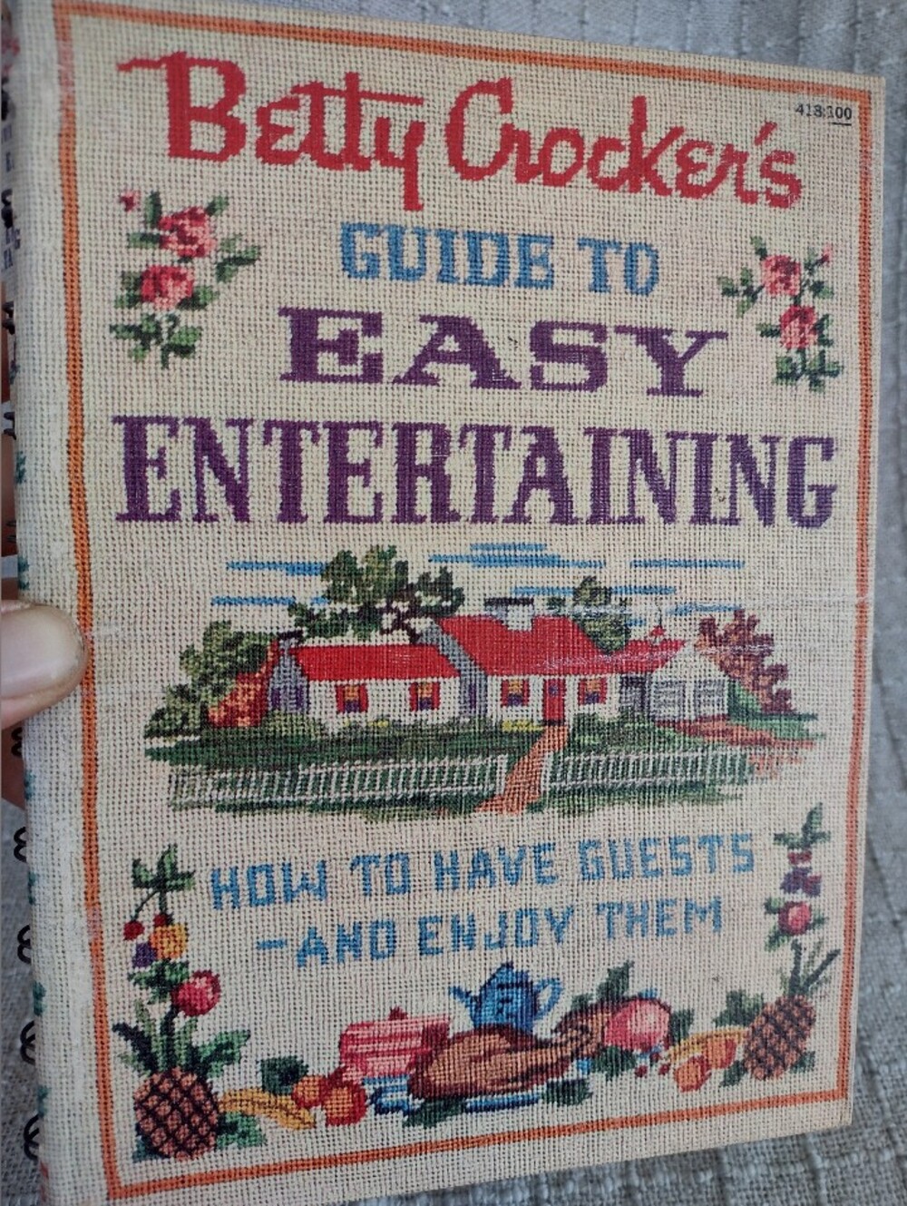 Vintage 1959 Betty Crocker Easy Entertaining Cookbook 1st Edition 1st Printing
